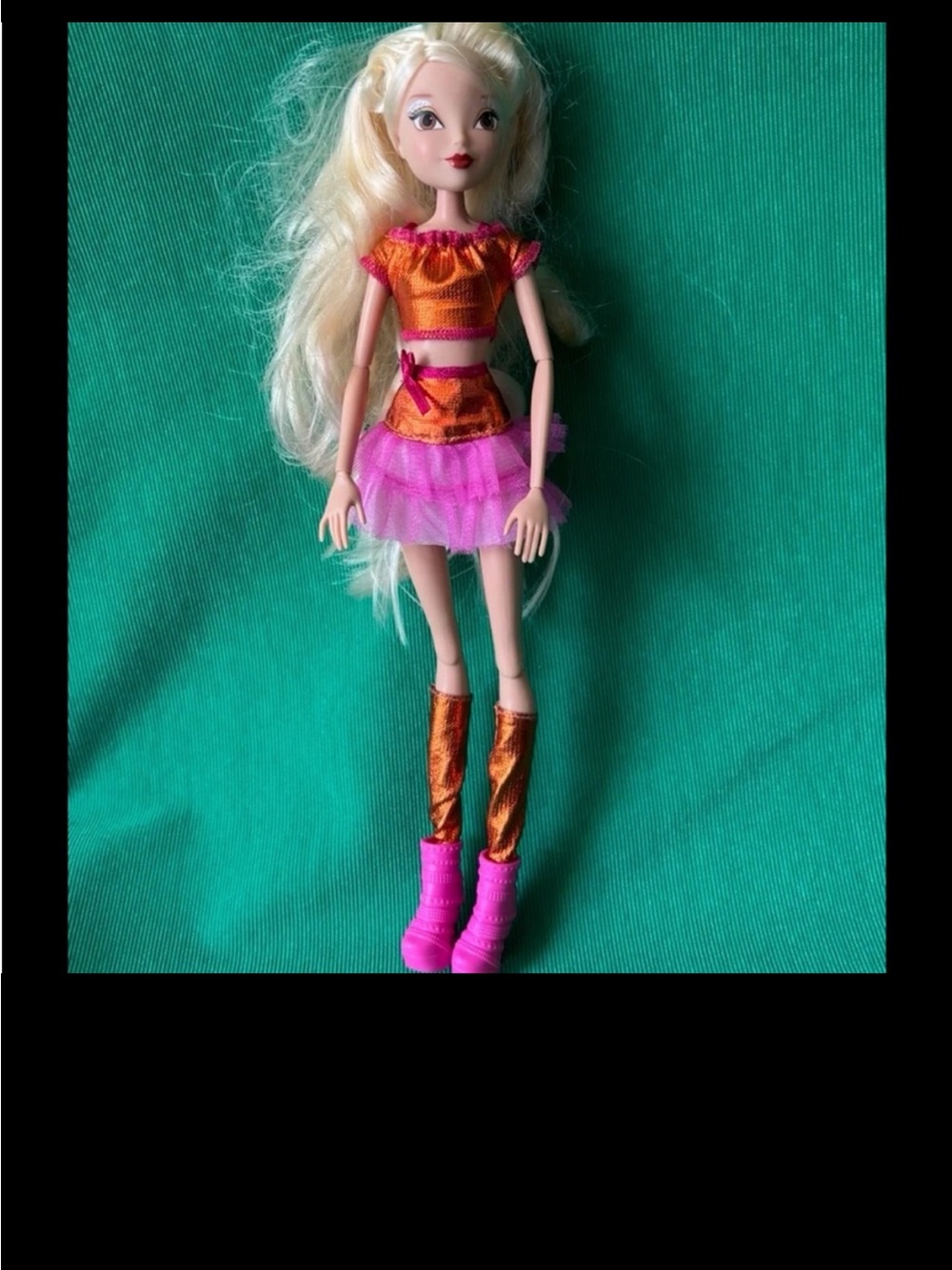 Winx club Stella Believix fairy doll w outfit clothes shoes Jakks 2012
HTF